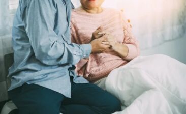 couple holding hands